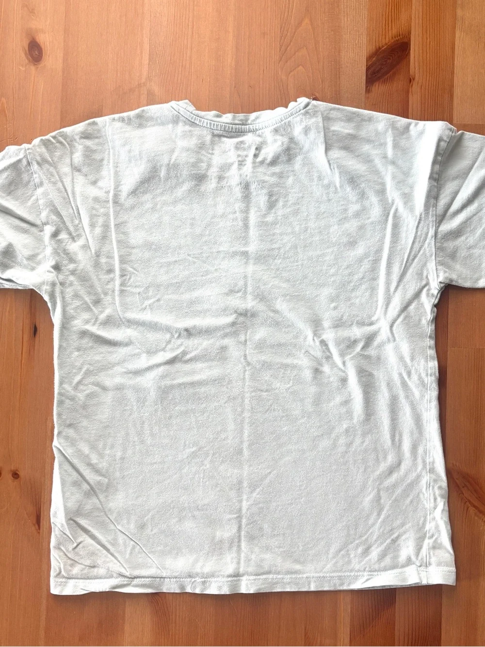Girls Billabong Pastel Graphic Tee in Light Blue with Pink Sun & Orange Waves
